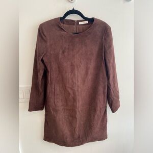 The Row Lambskin Shift Dress